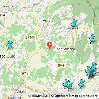Mappa 50059 Vinci FI, Italia (4.03083)