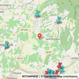 Mappa 50059 Vinci FI, Italia (4.3215)