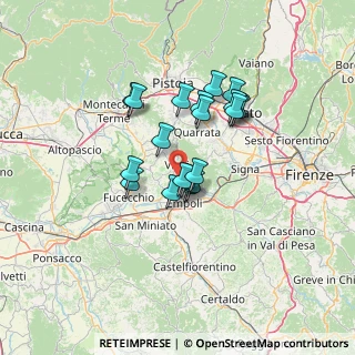 Mappa 50059 Vinci FI, Italia (10.5645)