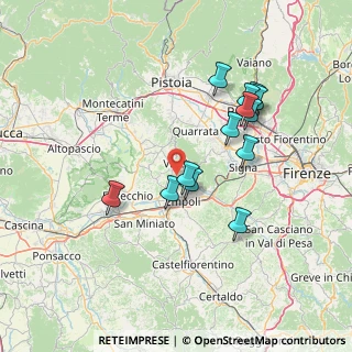 Mappa 50059 Vinci FI, Italia (13.89385)