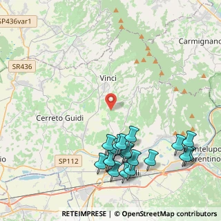 Mappa 50059 Vinci FI, Italia (5.19526)