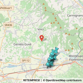 Mappa 50059 Vinci FI, Italia (5.01273)