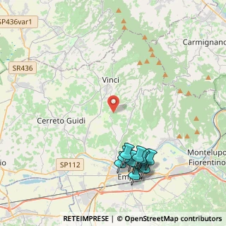 Mappa 50059 Vinci FI, Italia (5.0175)