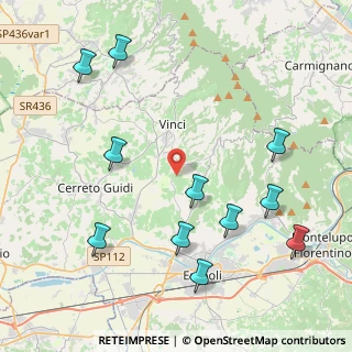 Mappa 50059 Vinci FI, Italia (5.00364)