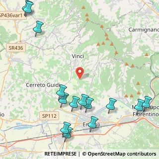 Mappa 50059 Vinci FI, Italia (5.97429)