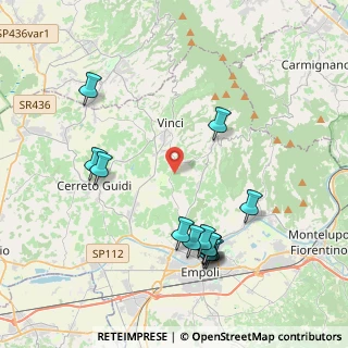 Mappa 50059 Vinci FI, Italia (4.51462)