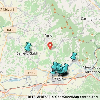 Mappa 50059 Vinci FI, Italia (4.7305)