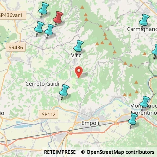 Mappa 50059 Vinci FI, Italia (6.79727)