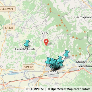 Mappa 50059 Vinci FI, Italia (4.6715)