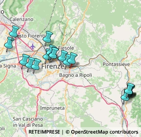 Mappa Via Giorgio Ambrosoli, 50136 Firenze FI, Italia (9.6075)