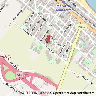 Mappa Via Molise, 29, 61037 Mondolfo, Pesaro e Urbino (Marche)