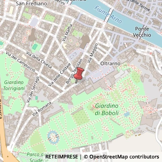 Mappa Via Romana, 12, 50125 Firenze, Firenze (Toscana)