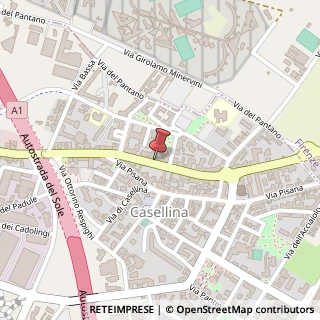 Mappa Via Baccio da Montelupo, 68, 50018 Scandicci, Firenze (Toscana)