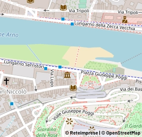 Mappa Piazza Giuseppe Poggi, 50125 Firenze FI, Italia (0.112)