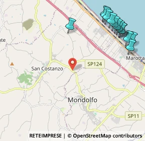 Mappa Strada Mondolfo, 61037 Mondolfo PU, Italia (3.05)