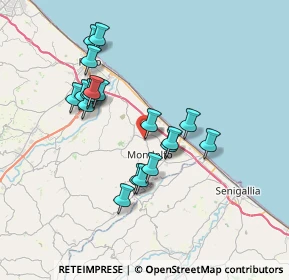 Mappa Str. Mondolfo, 61039 Mondolfo PU, Italia (6.70895)