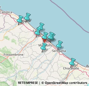 Mappa Strada Mondolfo, 61037 Mondolfo PU, Italia (21.78333)