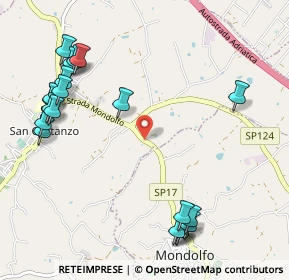 Mappa Str. Mondolfo, 61039 Mondolfo PU, Italia (1.357)