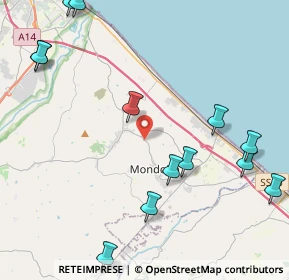 Mappa Str. Mondolfo, 61039 Mondolfo PU, Italia (5.56769)