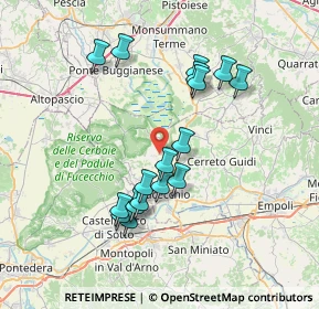 Mappa Via Porto di Mannuccio Torre, 50054 Fucecchio FI, Italia (6.98882)