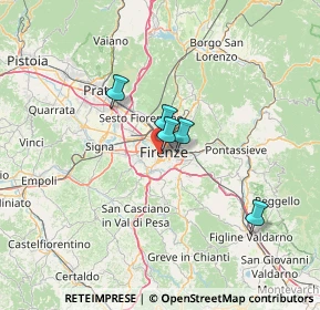 Mappa Via Romana, 50124 Firenze FI, Italia (55.74818)