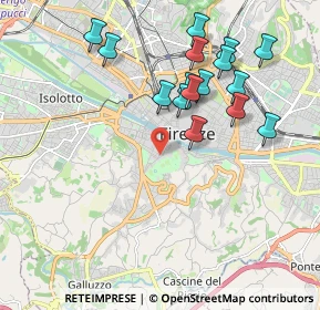 Mappa Via Romana, 50124 Firenze FI, Italia (2.02438)