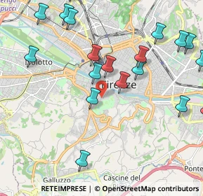 Mappa Via Romana, 50124 Firenze FI, Italia (2.57368)