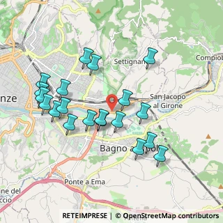 Mappa Via Giovanni Baldasseroni, 50136 Firenze FI, Italia (1.9385)