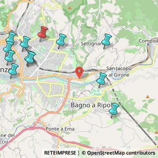 Mappa Via Giovanni Baldasseroni, 50136 Firenze FI, Italia (3.09583)