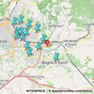 Mappa Via Giovanni Baldasseroni, 50136 Firenze FI, Italia (2.29071)