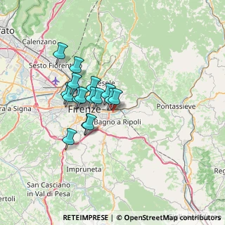 Mappa Via Giovanni Baldasseroni, 50136 Firenze FI, Italia (5.45875)