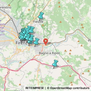 Mappa Via Giovanni Baldasseroni, 50136 Firenze FI, Italia (4.25737)