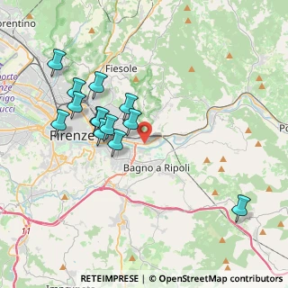 Mappa Via Giovanni Baldasseroni, 50136 Firenze FI, Italia (3.86154)