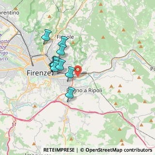 Mappa Via Giovanni Baldasseroni, 50136 Firenze FI, Italia (3.01364)