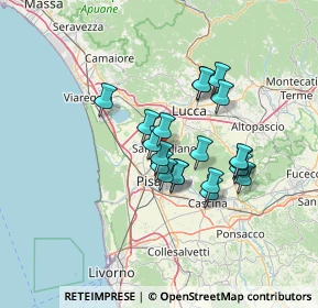 Mappa Località Canova, 56017 Pisa PI, Italia (10.715)