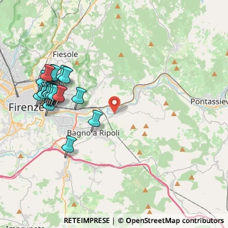 Mappa SP di Rosano, 50012 Bagno a Ripoli FI, Italia (5.019)