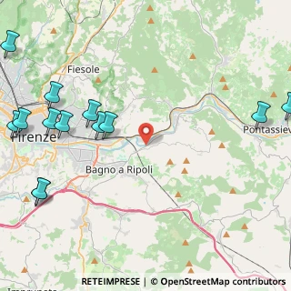 Mappa SP di Rosano, 50012 Bagno a Ripoli FI, Italia (6.41308)