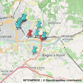 Mappa Raccordo al Ponte di Varlungo, 50136 Firenze FI, Italia (1.92417)