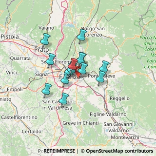 Mappa Raccordo al Ponte di Varlungo, 50136 Firenze FI, Italia (9.71571)