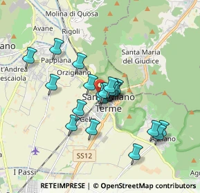 Mappa Via Roma, 56017 San Giuliano Terme PI, Italia (1.4845)