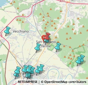 Mappa Via Roma, 56017 San Giuliano Terme PI, Italia (6.4395)