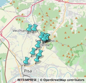 Mappa Via Roma, 56017 San Giuliano Terme PI, Italia (2.26167)