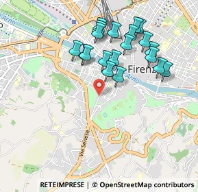Mappa Via dei, 50124 Firenze FI (0.9545)