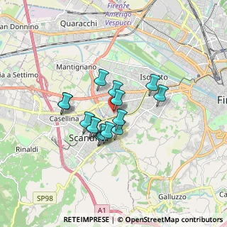 Mappa Centro Commerciale Ponteagreve, 50143 Firenze FI, Italia (1.25733)