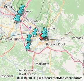 Mappa Costa S. Giorgio, 50125 Firenze FI, Italia (7.28667)