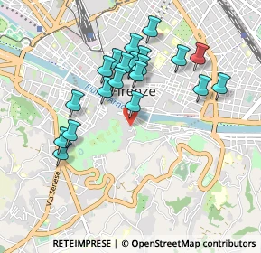 Mappa Costa S. Giorgio, 50125 Firenze FI, Italia (0.8855)