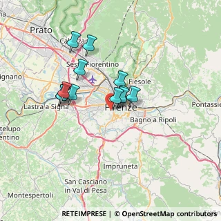 Mappa Via di Bellosguardo, 50124 Firenze FI, Italia (5.66083)