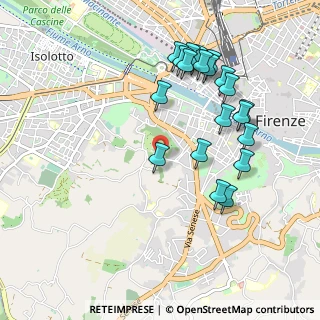 Mappa Via di Bellosguardo, 50124 Firenze FI, Italia (1.047)