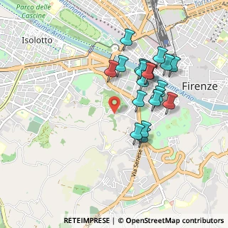 Mappa Via di Bellosguardo, 50124 Firenze FI, Italia (0.849)