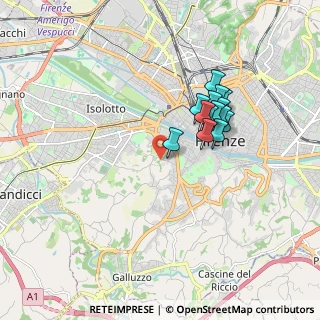 Mappa Via di Bellosguardo, 50124 Firenze FI, Italia (1.51)